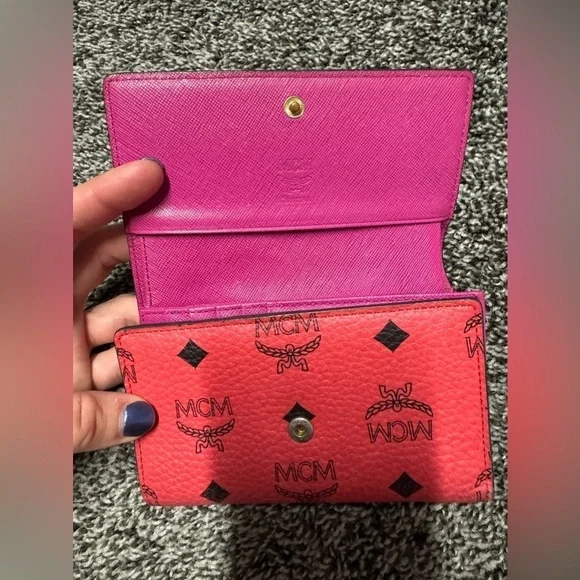 MCM trifold wallet